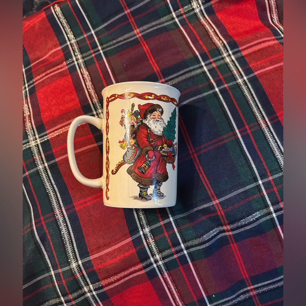 Kris Kringle 1991 Vintage Christmas Mug